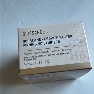 Biossance Squalane + Growth Factor Firming Moisturizer - White and Cream